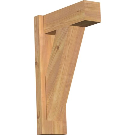 Traditional Block Smooth Outlooker, Western Red Cedar, 5 1/2W X 14D X 22H